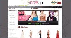 Desktop Screenshot of 2promdress.com